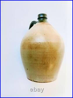 Vintage English Ceramic Jar Antique Classic Whiskey Beer Bottle Vase 8.66 inches