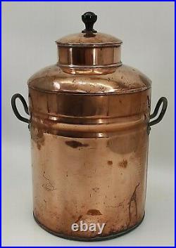 Vintage English Copper Tea Urn, Brass Handles & Tap by Staines Kitchen Equipment
