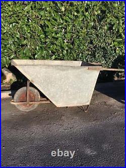 Vintage English Country House Garden Wheelbarrow great Florist display