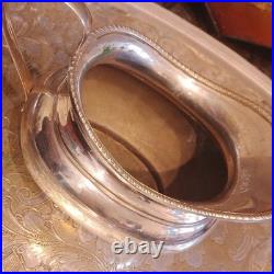 Vintage English E. P. N. S Silver 5 Piece Tea & Coffee Set. Stunning