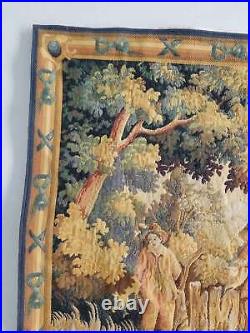 Vintage English Gardening Scene Wall Hanging Tapestry 92x78cm