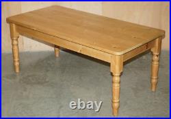 Vintage English Heritage Pine Dining Table & Eight Winsor Chairs Suite 8