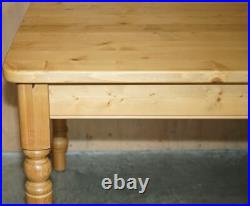 Vintage English Heritage Pine Dining Table & Eight Winsor Chairs Suite 8