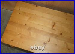 Vintage English Heritage Pine Dining Table & Eight Winsor Chairs Suite 8