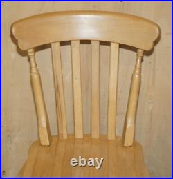 Vintage English Heritage Pine Dining Table & Eight Winsor Chairs Suite 8