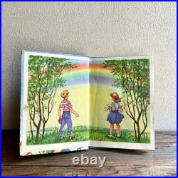 Vintage English Illustrated Antique Children's Book, Small, Colorful, Rare