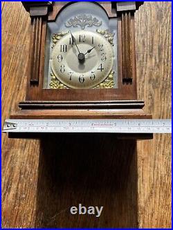 Vintage English Mantel Clock With S F Mechanism