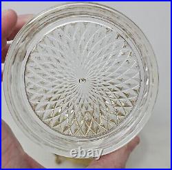 Vintage English Marked Silver Plated Caviar Container Moving Hood Original Liner