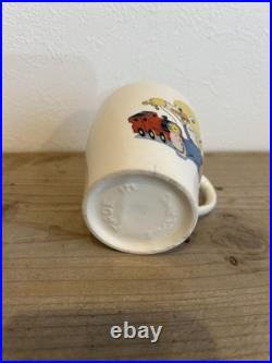 Vintage English Mug, Ceramic, Made in England, Character Mug, Antique Tableware
