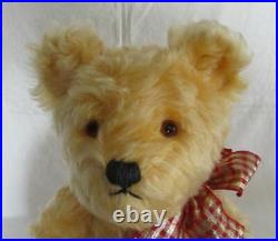 Vintage English Musical Mohair Teddy Bear