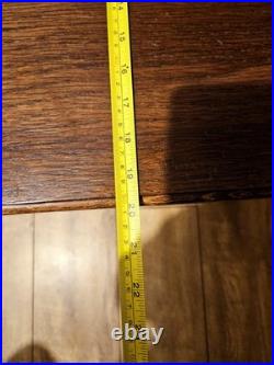 Vintage English Oak Coffee Table Made In The Style Of Edwardian Refectory Tables