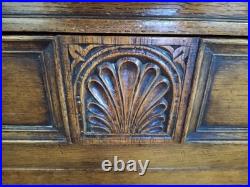 Vintage English Oak Sideboard made by Pratt's of Bradford