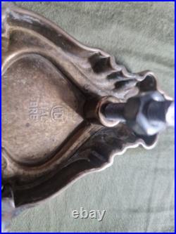 Vintage English Ornate Victorian Style Bolted Solid Brass Door Knocker