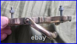 Vintage English Ornate Victorian Style Bolted Solid Brass Door Knocker