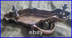 Vintage English Ornate Victorian Style Bolted Solid Brass Door Knocker