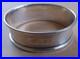 Vintage English Oval Sterling Silver Napkin Ring PN initials engraving d. 1957