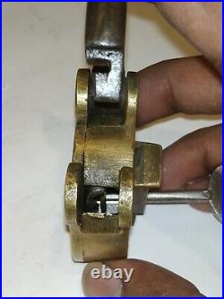 Vintage English Patent London Antique English Brass Pad Lock Small Size