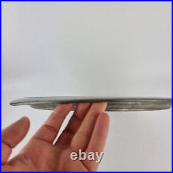 Vintage English Pewter Liberty & Co. Charger Tray 01213 Hammered Decor 35.2cm