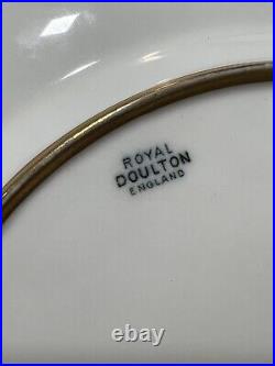 Vintage English Porcelain Dessert Plate, Royal Doulton, circa 1890