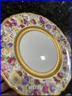 Vintage English Porcelain Dessert Plate, Royal Doulton, circa 1890