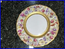 Vintage English Porcelain Dessert Plate, Royal Doulton, circa 1890