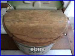 Vintage English SEL Tin Can, Antique, 24cm Used