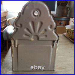 Vintage English SEL Tin Can, Antique, 24cm Used