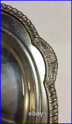 Vintage English Silver MFG. Corp Divided Serving Dish With Cover Made In U. S. A