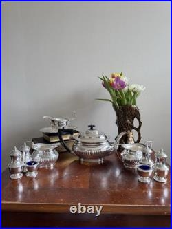 Vintage English Silver Plate Tea Set