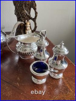 Vintage English Silver Plate Tea Set