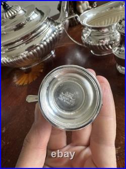 Vintage English Silver Plate Tea Set