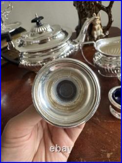 Vintage English Silver Plate Tea Set
