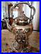 Vintage English Silverplated Tilitng Pitcher with Tilting Stand & burner