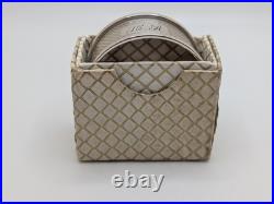 Vintage English Sterling Silver Napkin Ring HB initials engraving, dated 1966