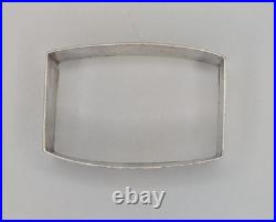 Vintage English Sterling Silver Napkin Ring MD initials engraving, dated 1948 Vintage English Sterling Silver Napkin Ring MD initials engraving, dated 1948