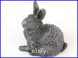 Vintage English Sterling Silver Rabbit London by FM 1.2 oz