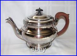 Vintage English Sterling Silver Teapot Adie Brothers Birmingham 1932