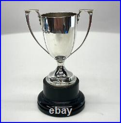 Vintage English sterling silver small trophy London 1953