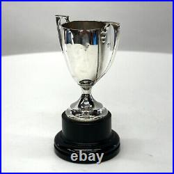 Vintage English sterling silver small trophy London 1953