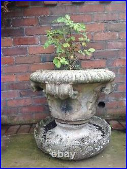 Vintage English stone urn
