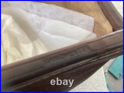Vintage Finnegan Manchester English Leather -Doctor's case In need of TLC