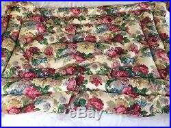 Vintage Floral Eiderdown/ Quilt Single Size Excellent Condition