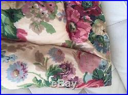 Vintage Floral Eiderdown/ Quilt Single Size Excellent Condition