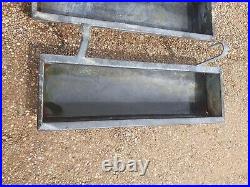 Vintage Galvanise hanging trough garden Planter feed Trough Quality