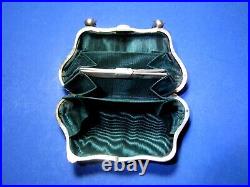 Vintage HENRY MATHEWS English. 925 Sterling Silver PURSE. Attractive Design