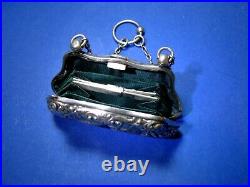 Vintage HENRY MATHEWS English. 925 Sterling Silver PURSE. Attractive Design