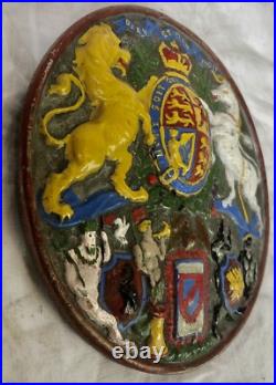 Vintage HM Royal Coat Of Arms, Crest, Warrant, Sheffield or Liverpool related