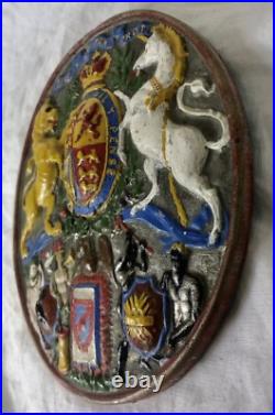 Vintage HM Royal Coat Of Arms, Crest, Warrant, Sheffield or Liverpool related