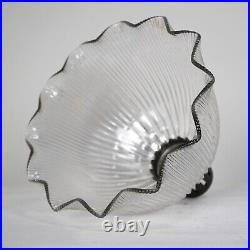 Vintage Holophane Glass Pendant Light