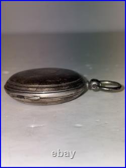 Vintage John Bennett London Antique Silver English Pocket Watch Male Accessory